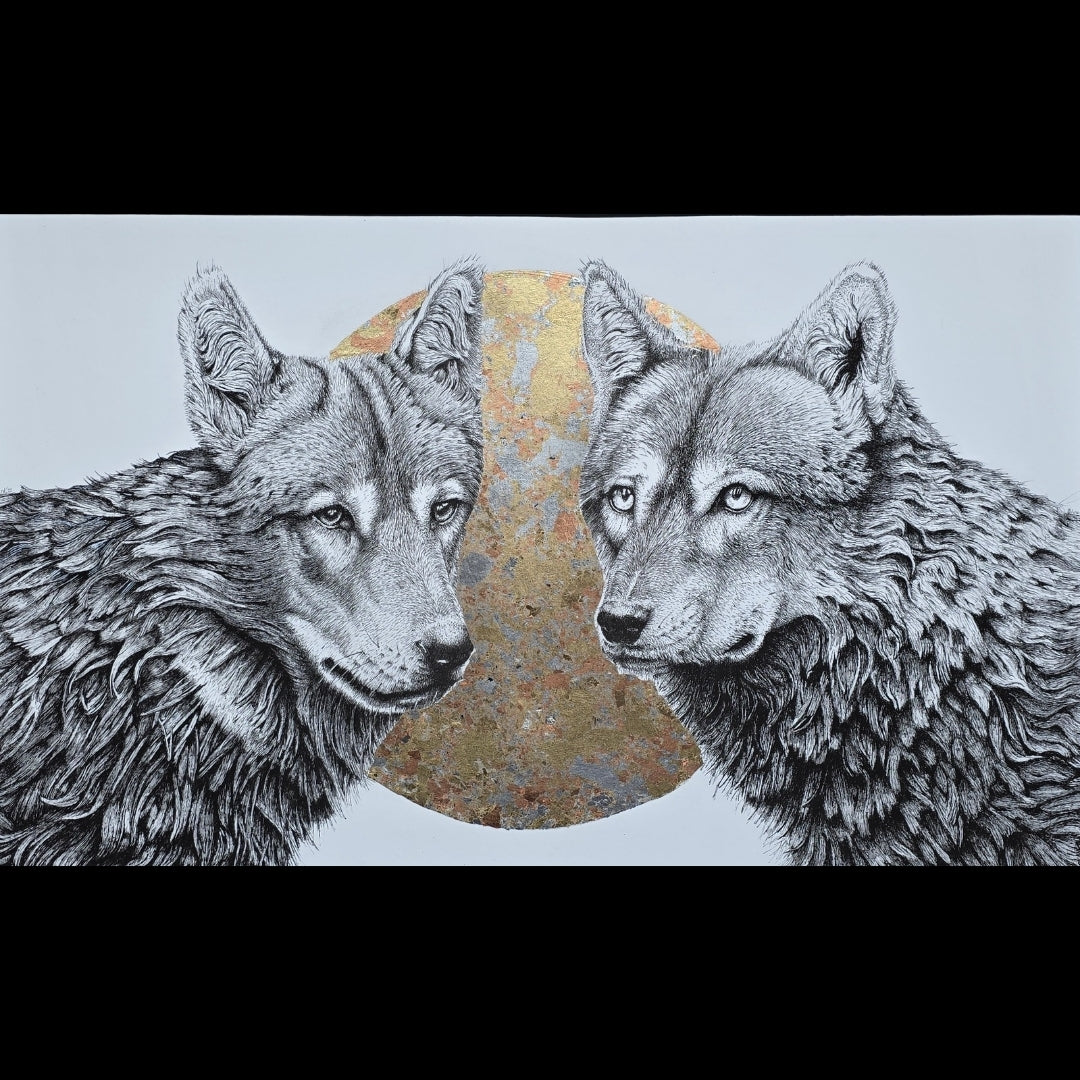 My love, it is a wolf (gilded)