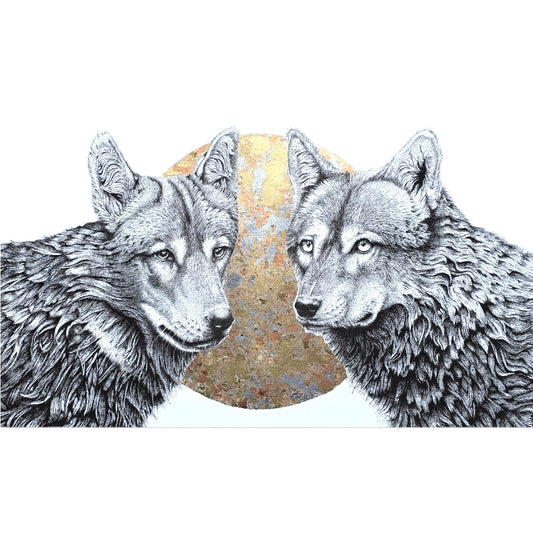 My love, it is a wolf (gilded)